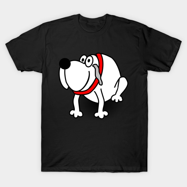 Happy Dog T-Shirt by CasualTeesOfFashion